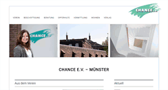 Desktop Screenshot of chance-muenster.de