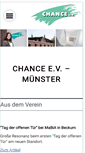 Mobile Screenshot of chance-muenster.de