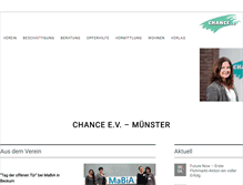 Tablet Screenshot of chance-muenster.de